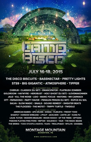 Camp Bisco 2015 lineup