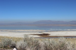 View of Salt Lake from beach