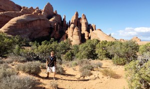 Bobby in Arches National Park