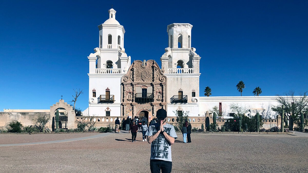 Mission San Xavier del Bac in Tucson