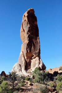 Dark Angel formation at Arches National Park