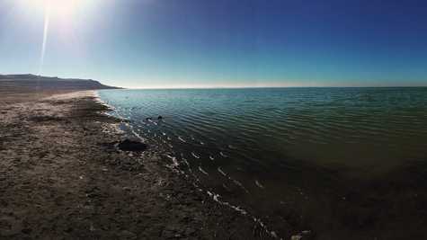 Salt Lake from Antelope Island