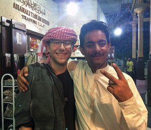 Making friends in Dubai Spice Souk